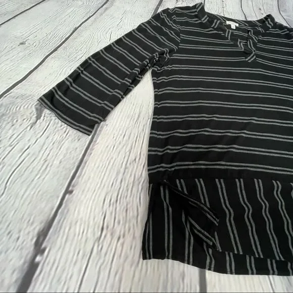 TALBOTS long sleeve classy versatile tunic top with stripes - size XL - Picture 9 of 11